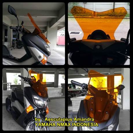Modifikasi Yamaha NMAX hitam doff kekar menawan 04 pertamax7.com