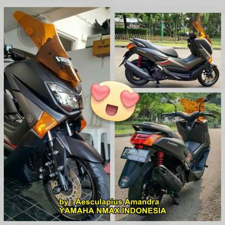 Modifikasi Yamaha NMAX hitam doff kekar menawan 05 pertamax7.com