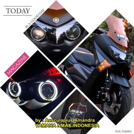 Modifikasi Yamaha NMAX hitam doff kekar menawan 06 pertamax7.com