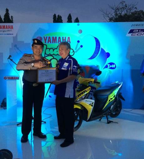Penghargaan untuk Yamaha dalam event Yamaha Mudik Kita 2015