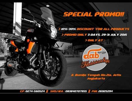 Sambt Ultah ke-4, Dab Hobbiesshop Jogja Gelar Diskon hingga 30 persen ... Sikat01 pertamax7.com