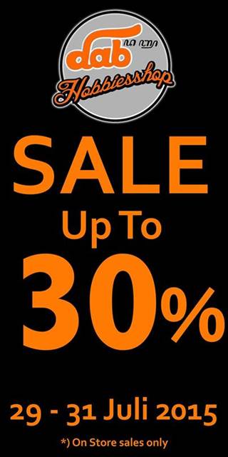 Sambt Ultah ke-4, Dab Hobbiesshop Jogja Gelar Diskon hingga 30 persen ... Sikat02 pertamax7.com