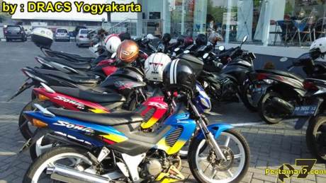 Suasana Soft Launching Honda Sonic 150R di Jogja diramaikan Komunitas Honda CS1 dan Sonic 125, Fitur sang Ayam Jago di Jereng !00 pertamax7.com