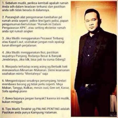 Tips Mudik ala cak Lontong Pertamax7.com