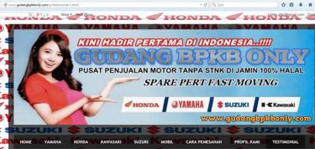 Waspada foto Pertamax7.com dan blogger lain di catut website jual motor tanpa STNK 09 pertamax7.com