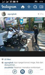 Aksi Pemberani Goweser hadang Mogeh di Jogja supaya tidak terobos lampu merah 00&nbsp;pertamax7.com