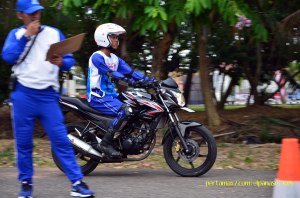 Astra Honda Safety Riding Instructor Competition 2015 di Palembang Hari Ketiga Uji Rem dan Keseimbangan 04&nbsp;Pertamax7.com