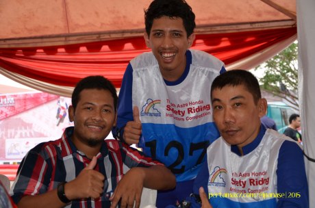 Astra Honda Safety Riding Instructor Competition 2015 di Palembang Hari Ketiga Uji Rem dan Keseimbangan 05 Pertamax7.com