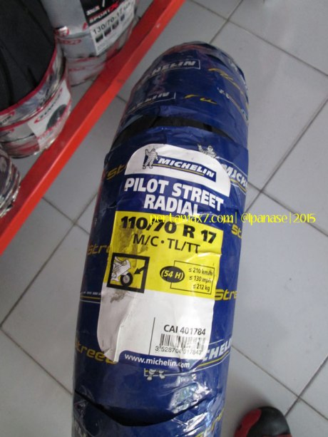 Ganti Ban Michelin Pilot Street Radial buat Yamaha New Vixion di Mitra Ban Solo 02 Pertamax7.com