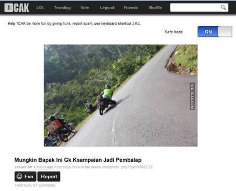 Ini Polisi atau Warga sipil Pakai Rompi ya yang Cornering pertamax7.com