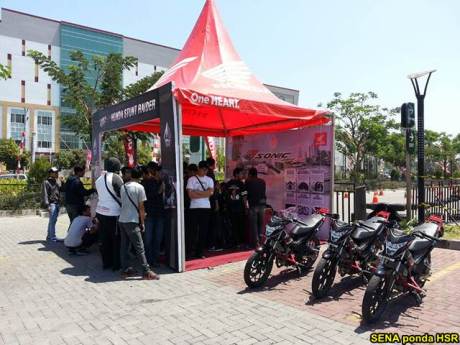 Intip suasana Grand Launching All New Honda CB150R dan New Sonic 150R di Solo Baru Jateng 03 pertamax7.com