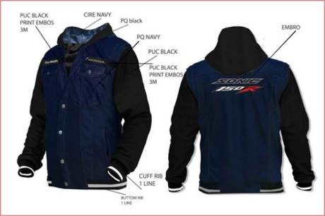 jaket honda sonic 150R pertamax7.com