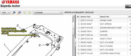 letak baut dudukan shock belakang yamaha nmax pertamax7.com