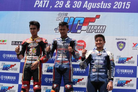 Podium yamaha cup race pati kelas YCR 3 pertamax7com