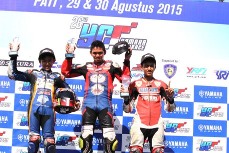 Podium yamaha cup race pati kelas YCR 9 pertamax7com