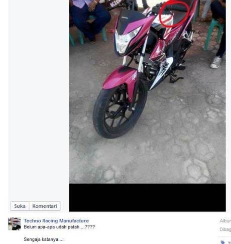 Tuas Kopling New Honda Sonic Patah buat Free Style Kok dibuat BC Suzuki 01pertamax7.com