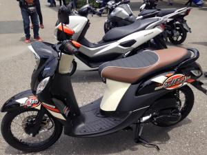 Yamaha Fino 125 Blue Core 04&nbsp;Pertamax7.com