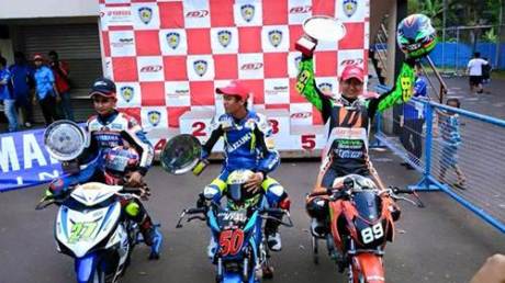 Yamaha Jupiter MX King Sapu bersih Kejurnas Underbone Sport 150 Sentul Kecil, Balap Sepi Pasukan Honda Tak bertanding pertamax7.com