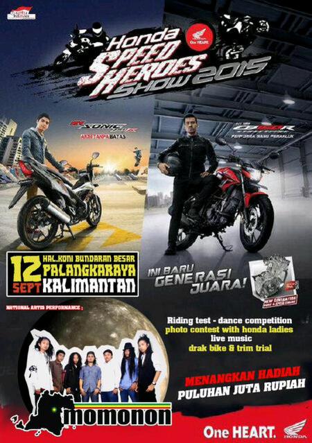 Ayo Nonton Grand Launching All New Honda CB150R dan New Sonic 150R Palangkaraya pertamax7.com