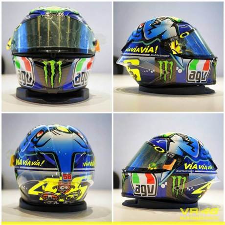 Detail Helm AGV Valentino Rossi Special Misano 2015, Hiu Garang siap menerkam 03 pertamax7.com