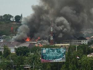 Gedung Mapolda Jateng Terbakar, banyak Motor Hangus 13&nbsp;Pertamax7.com