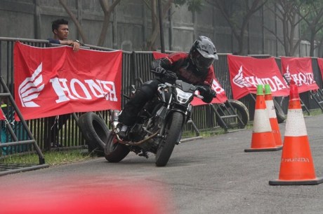Gymkhana New Honda Sonic Medan diPadati 118 Starter hadiah mantabh 03 pertamax7.com