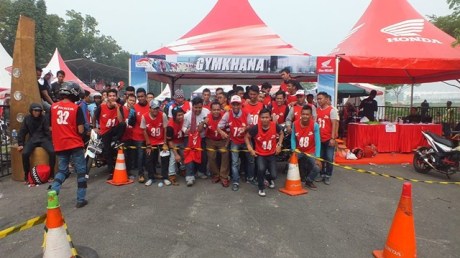 Gymkhana New Honda Sonic Medan diPadati 118 Starter hadiah mantabh 10 pertamax7.com
