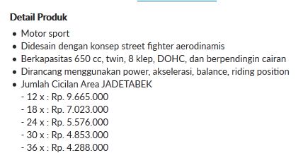 Harga Kawasaki ER-6N ini cuma Rp.47,5 juta pertamax7.com 3