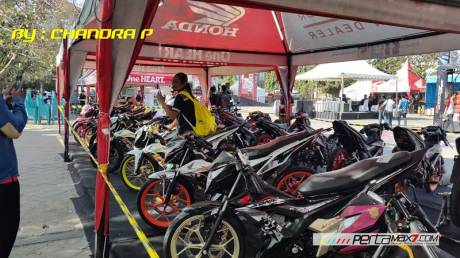 Intip-Suasana-Launching-All-new-honda-CB150R-dan-New-Sonic-150R-di-GOR-Ngurah-Rai-Bali-pertamax7.com-1
