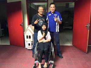 Kunjungan pak Abidin YIMM kepada Mbak Echi Yamaha Nmax Roda 3 bersemangat tinggi 16&nbsp;pertamax7.com