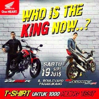 launching al new honda CB150r dan new sonic 150R makassar 2015 pertamax7.com