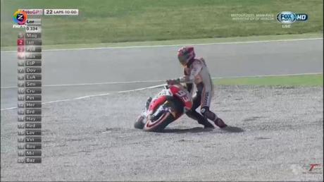 marc marquez crash motogp aragon 2015 pertamax7.com