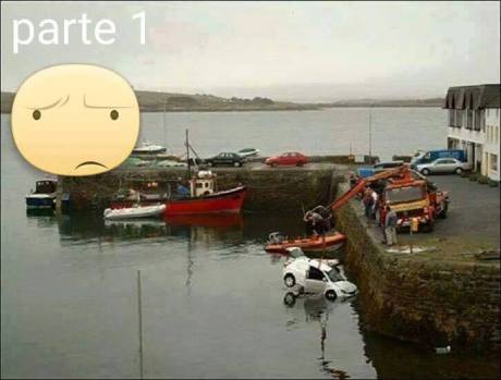 Mau Angkat Mobil Tercebur di Laut, sampai 3 Truck Crane turun tangan 10 Pertamax7.com