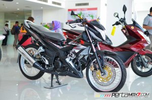 Modifikasi new Honda Sonic 150R velg Jari cakram Lebar pakai Tromol Supra X&nbsp;RDB_-2