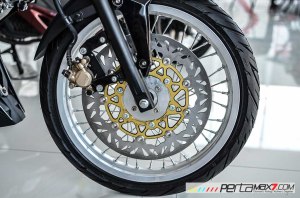 Modifikasi new Honda Sonic 150R velg Jari cakram Lebar pakai Tromol Supra X&nbsp;RDB_-3
