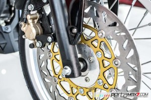 Modifikasi new Honda Sonic 150R velg Jari cakram Lebar pakai Tromol Supra X&nbsp;RDB_-5