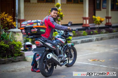 Mudahnya Pasang Braket geser Kucay di Honda Megapro plus Box Givi E20 Kuat mantabh 15 Pertamax7.com