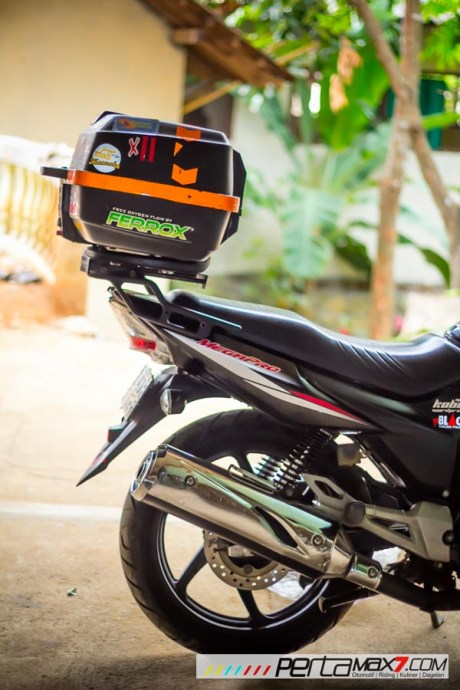 Mudahnya Pasang Braket geser Kucay di Honda Megapro plus Box Givi E20 Kuat mantabh 24 Pertamax7.com