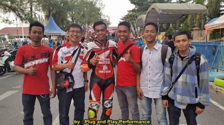 New Honda Sonic 150R Juara 1 Road Race Banjarmasin Dijepit 2 Suzuki Satria Karbu 01 pertamax7.com