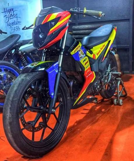 New Honda Sonic 150R Kawahara  tampil di Kejurnas Seri 4 Tasikmalaya pertamax7.com