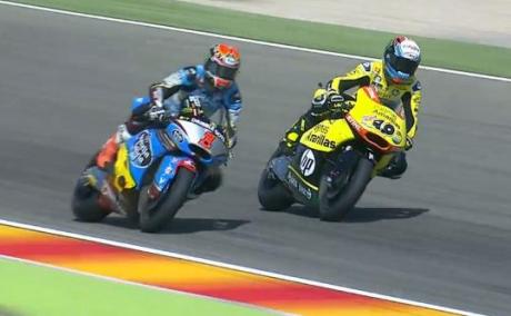 Panasnya Tito Rabat Rebut Juara Moto2 Aragon 2015 04 Pertamax7.com