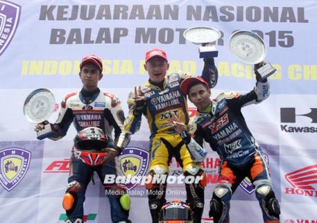 podium 1 kejurnas bebek 150 cc yamaha jupiter mx 150 sapu bersih podium pertamax7.com