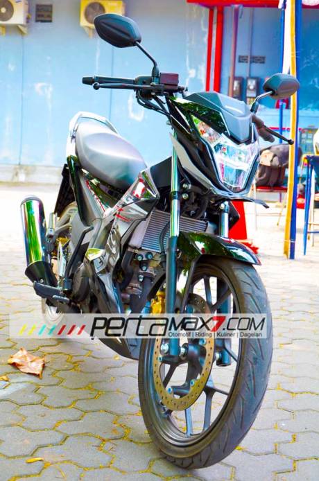 Testride New Honda Sonic 150R 04 Pertamax7.com