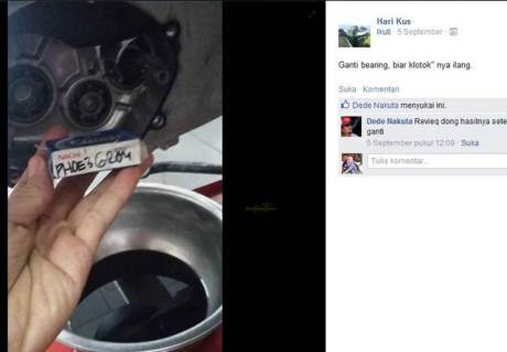 Yamaha NMax Klotok-klotok karena Bearing Oblak 00 pertamax7.com