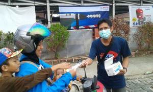 YRFI Bangka bagi-bagi masker redam asap&nbsp;(2)