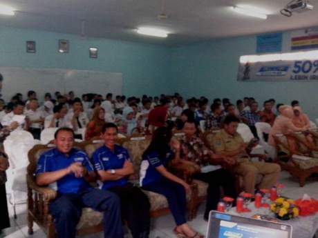 Edukasi teknologi Yamaha Blue Core di SMK Angkasa Bandung