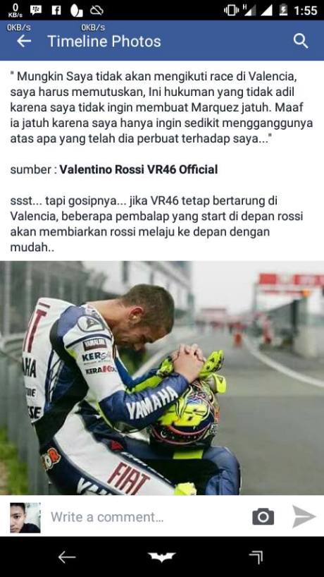Kalaupun Jadi Valentino Rossi Boikot Motogp Valencia, Santer Pindah WSBK, Psywar kah pertamax7.com