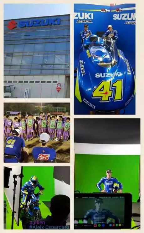 Keren Nih Aleix Espargaro dan Vinalez Jadi Bintang Iklan Suzuki Satria F pertamax7.com