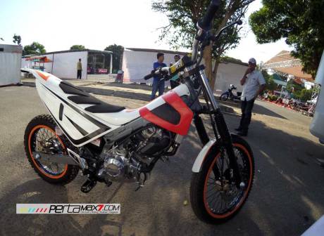 Modifikasi New Honda Sonic 150r Jadi Motor Trial Ini Memang Sadis 04 Pertamax7.com