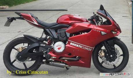 Modifikasi Yamaha SZ-R jadi Ala Ducati Panigale asal Filipina ini Unik 10 Pertamax7.com